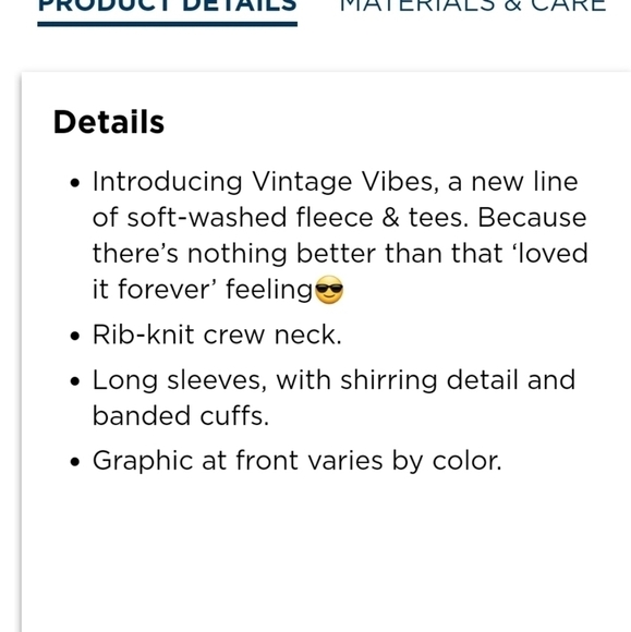 Old Navy Vintage Vibes "Treat her Right" Long Sleeve Cropped Tee - Picture 10 of 13